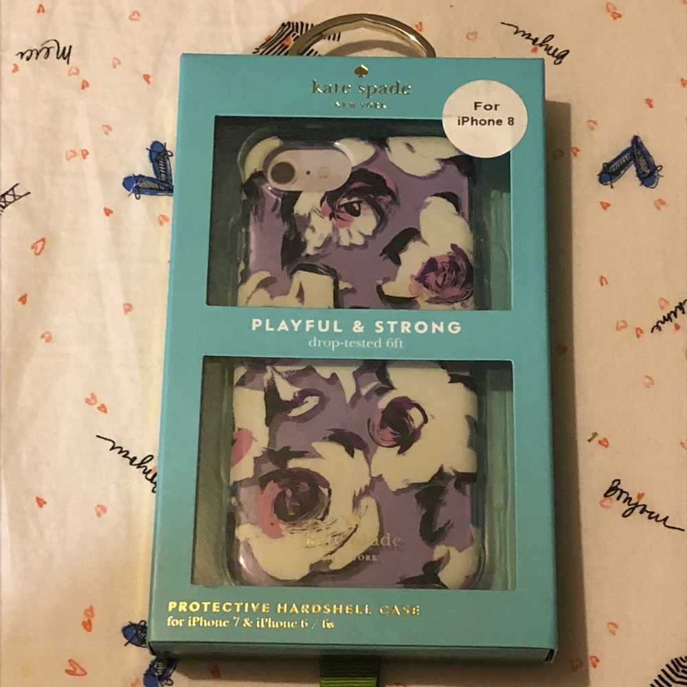 iPhone 8 Kate Spade Case also fits 7,6,&6s NEW
